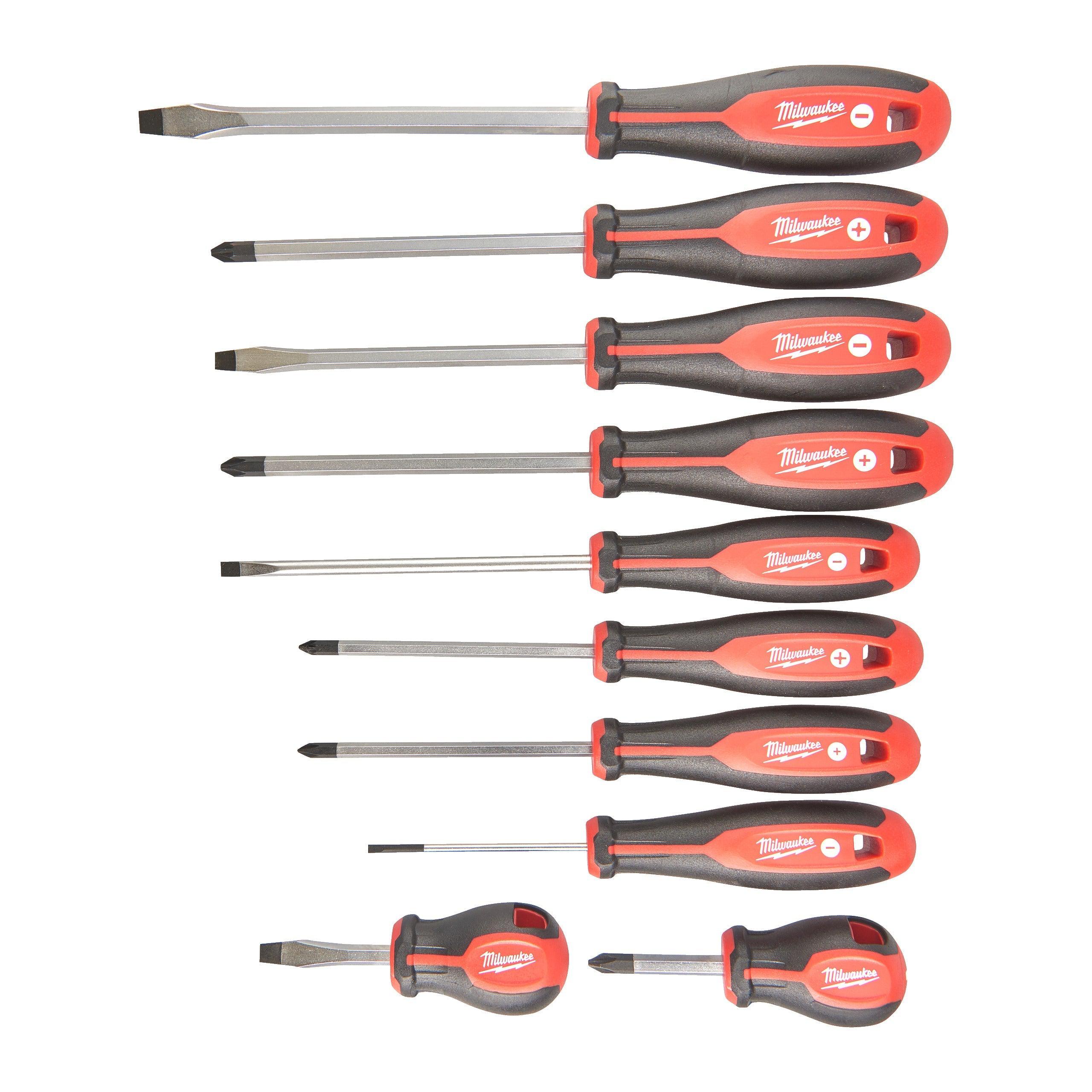 Milwaukee Tri-lobe Schroevendraaier Set 10- delig - 4932471808 afbeelding 1