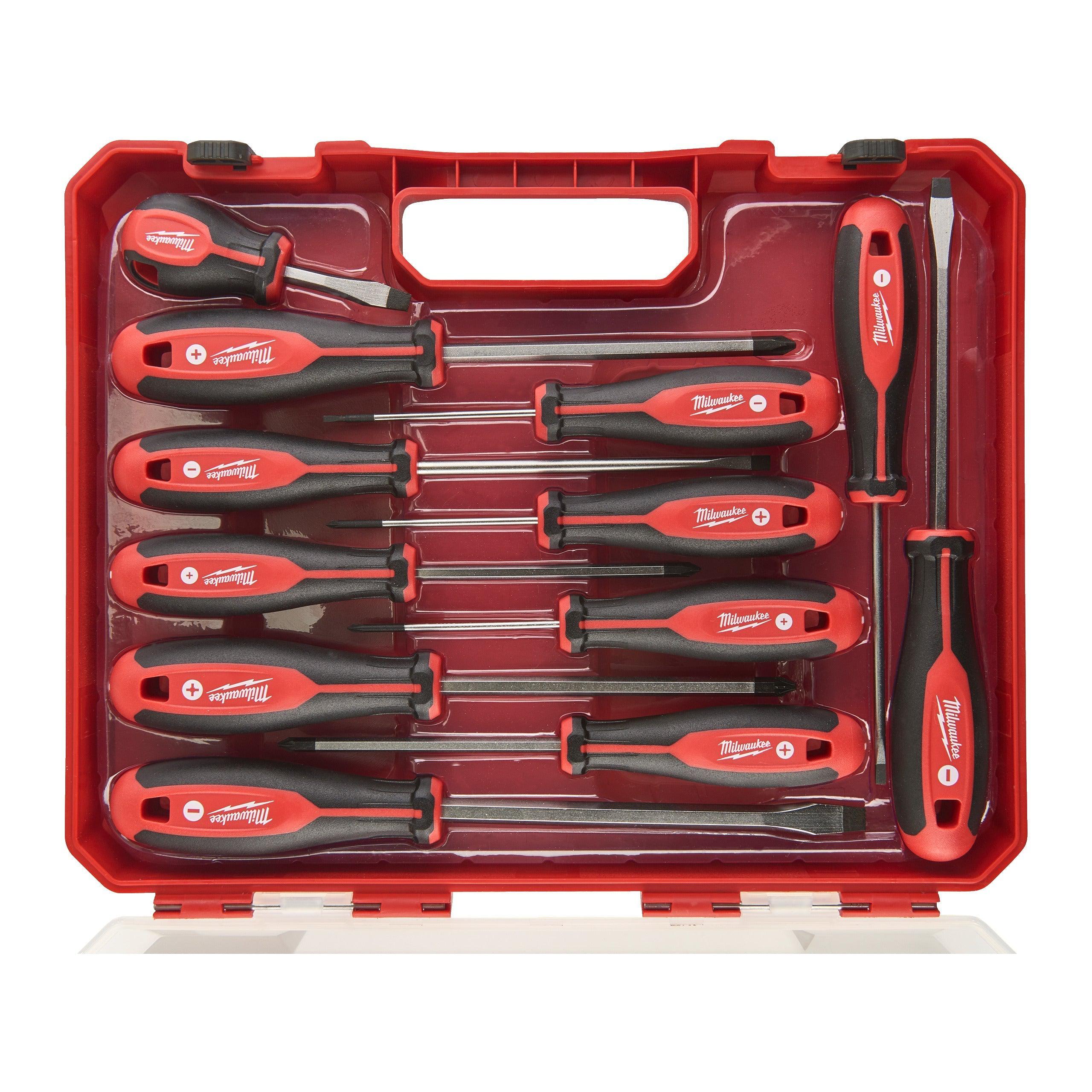 Milwaukee Tri-lobe schroevendraaier Set 12- delig - 4932472003