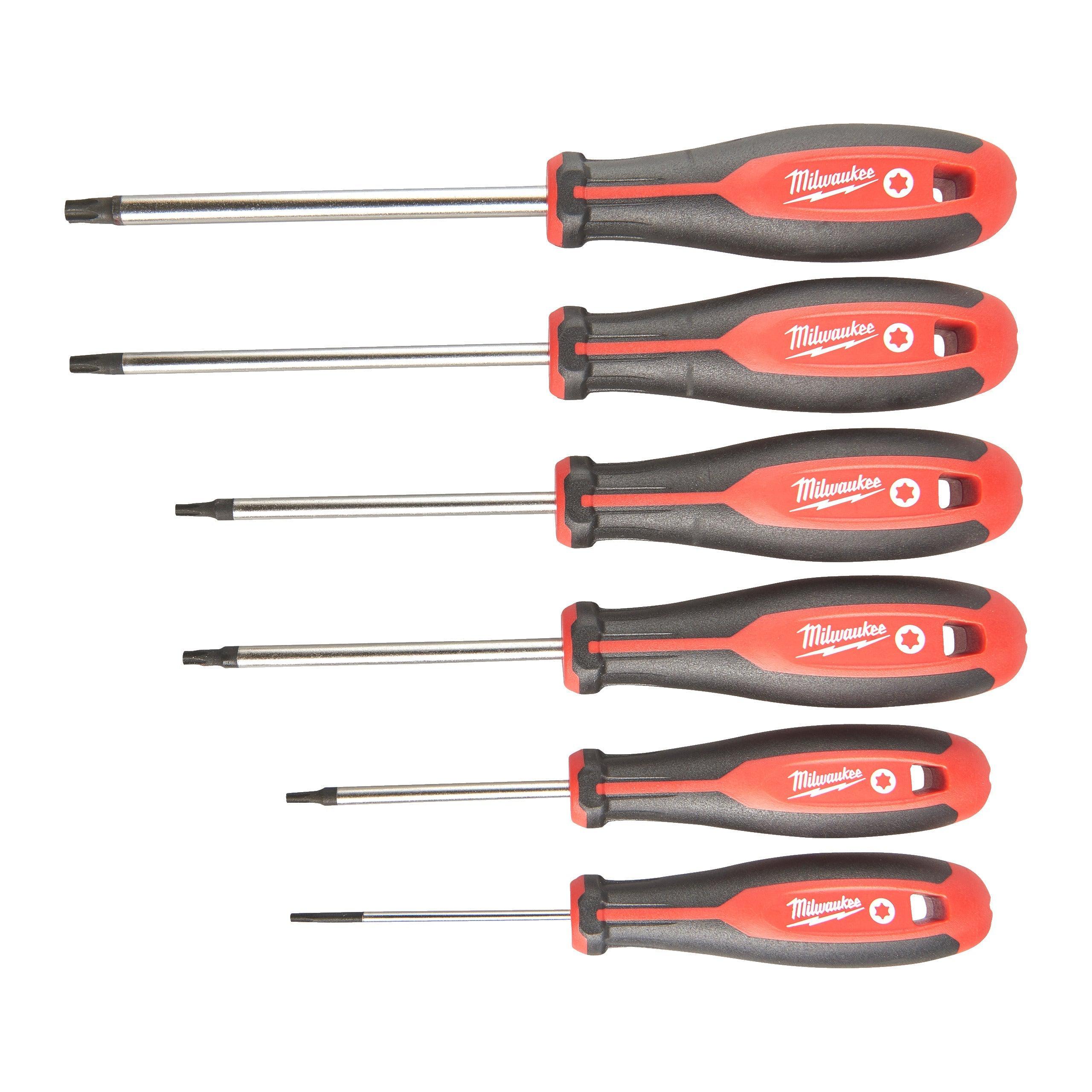 Milwaukee Tri-lobe Torx Schroevendraaier set 6- delig - 4932471809 afbeelding 1