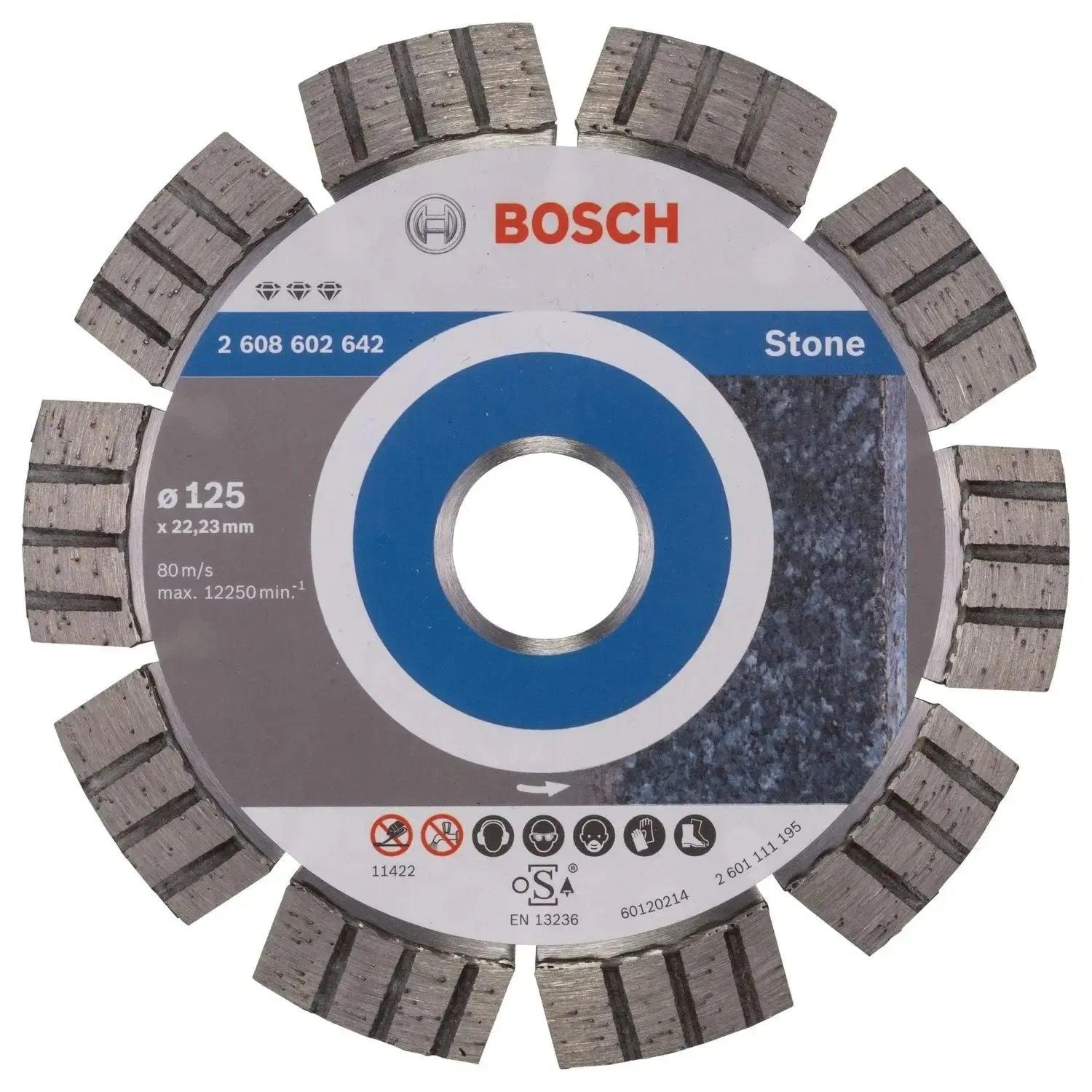 Bosch Professional Best for Stone Diamantdoorslijpschijf 125x22,23mm - 2608602642