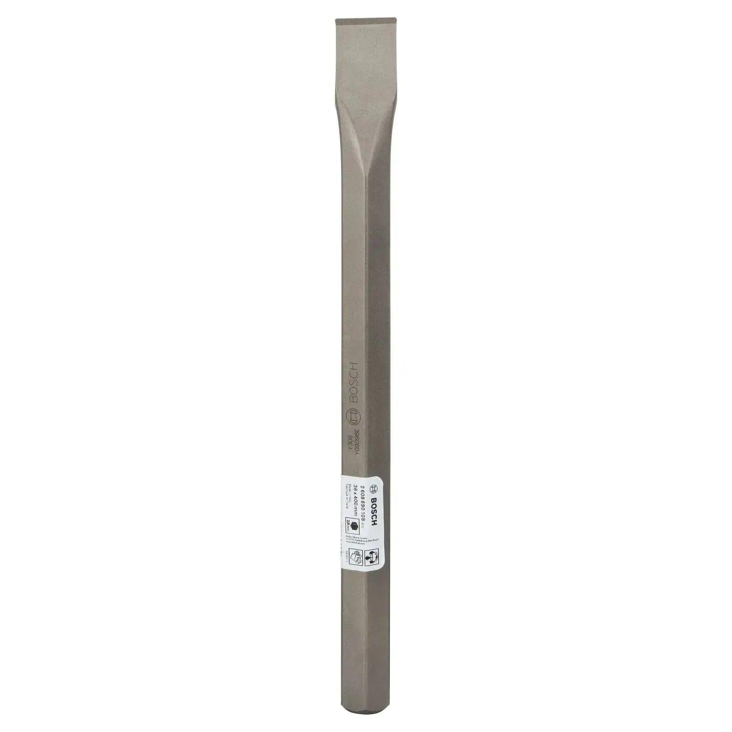 Bosch Professional Platte beitel 28mm zeskant 400 x 35 mm - 2608690108 afbeelding 1