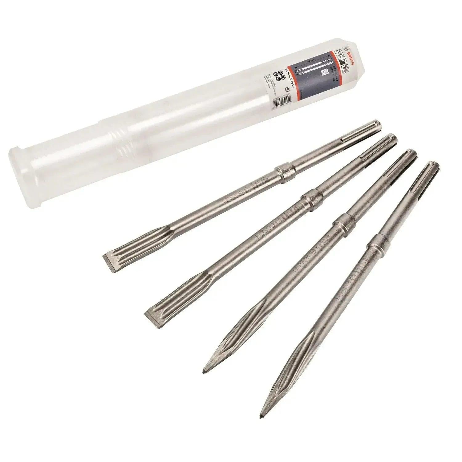 Bosch Professional RTec Beitelset SDS-Max 400x25mm - 4-delig - 2607017368 afbeelding 1