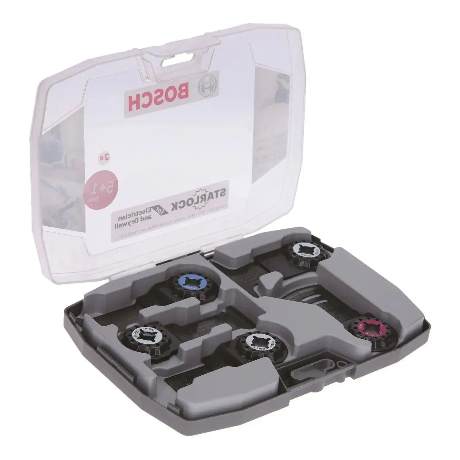 Bosch Professional Multitool Zaagbladenset voor elektricien en gipsplaat 6-delig - 2608664622 afbeelding 1