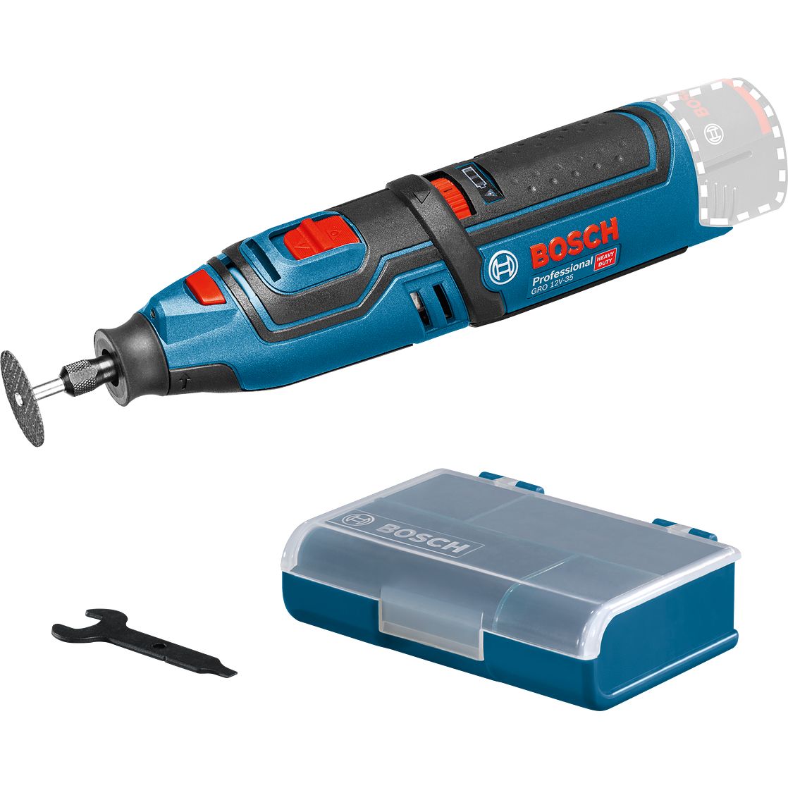 Bosch Professional GRO 12V-35 – Body in kartonnen doos