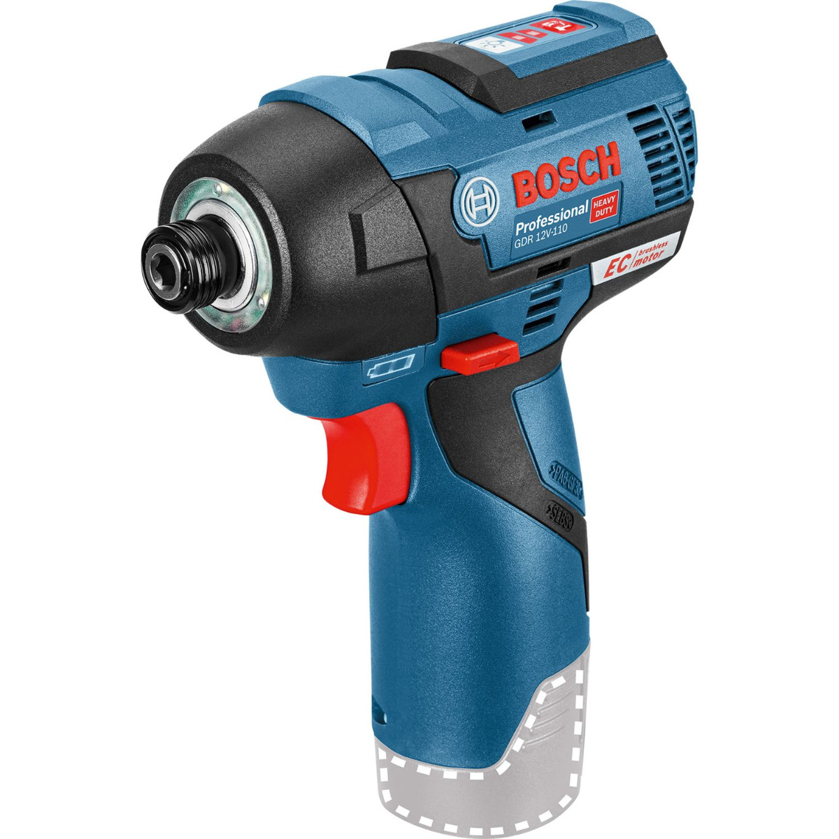 Bosch Professional GDR 12V-110 Accu slagschroevendraaier 110Nm 12V Basic Body - 06019E0002