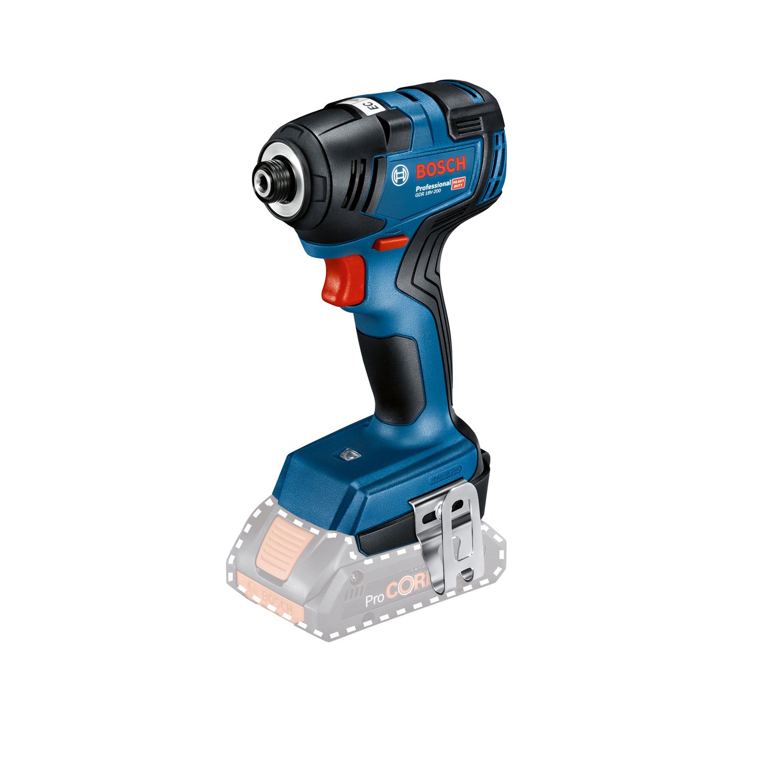 Bosch Professional GDR 18V-200 Accu slagschroevendraaier 200Nm 18V Basic Body - 06019J2105