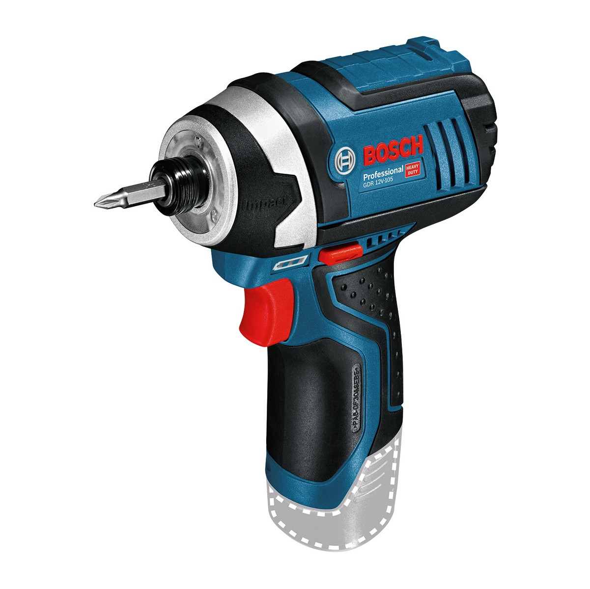 Bosch Professional GDR 12V-105 Accu slagschroevendraaier 12V Basic Body - 06019A6901