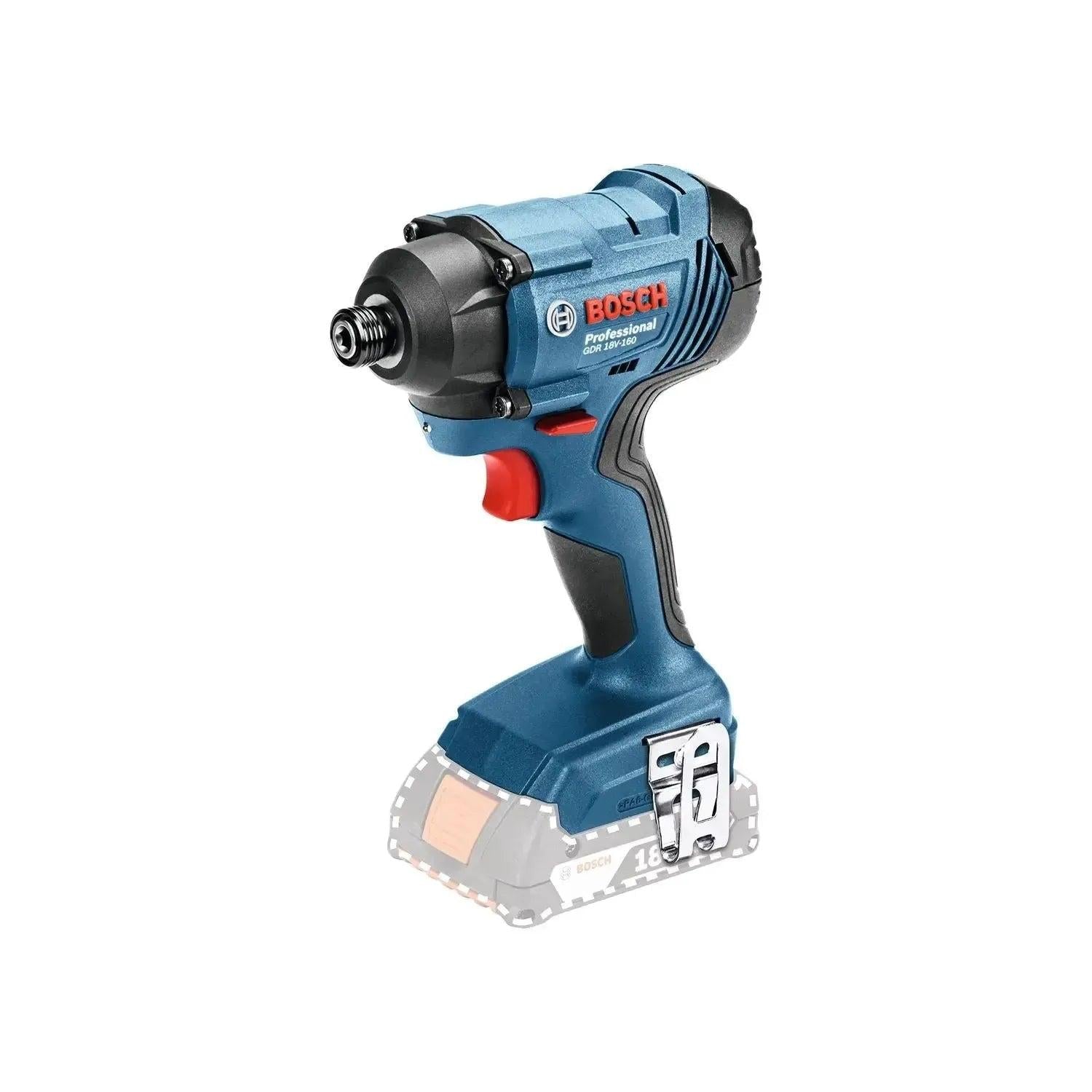 Bosch Professional GDR 18V-160 Accu slagschroevendraaier 160Nm 18V Basic Body - 06019G5106 afbeelding 1
