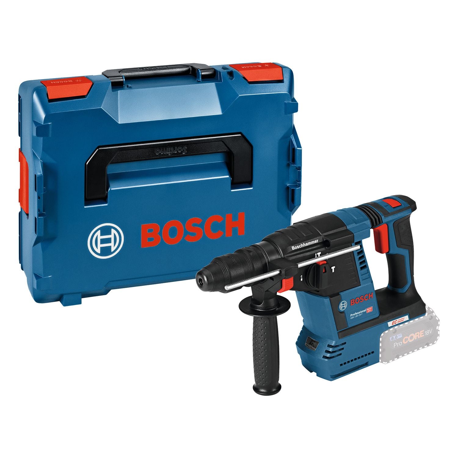 Bosch Professional GBH 18V-26 Accu combihamer SDS-Plus 2,6J 18V Basic Body in L-Boxx - 0611909001 afbeelding 1