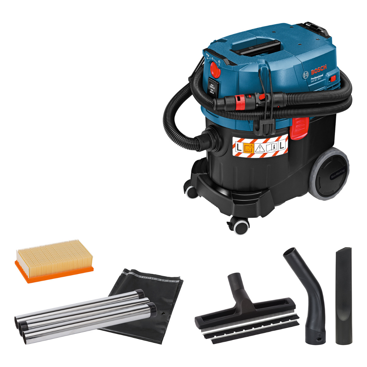 Bosch Professional GAS 35 L SFC+ – Stofzuiger met SFC+ accessoireset
