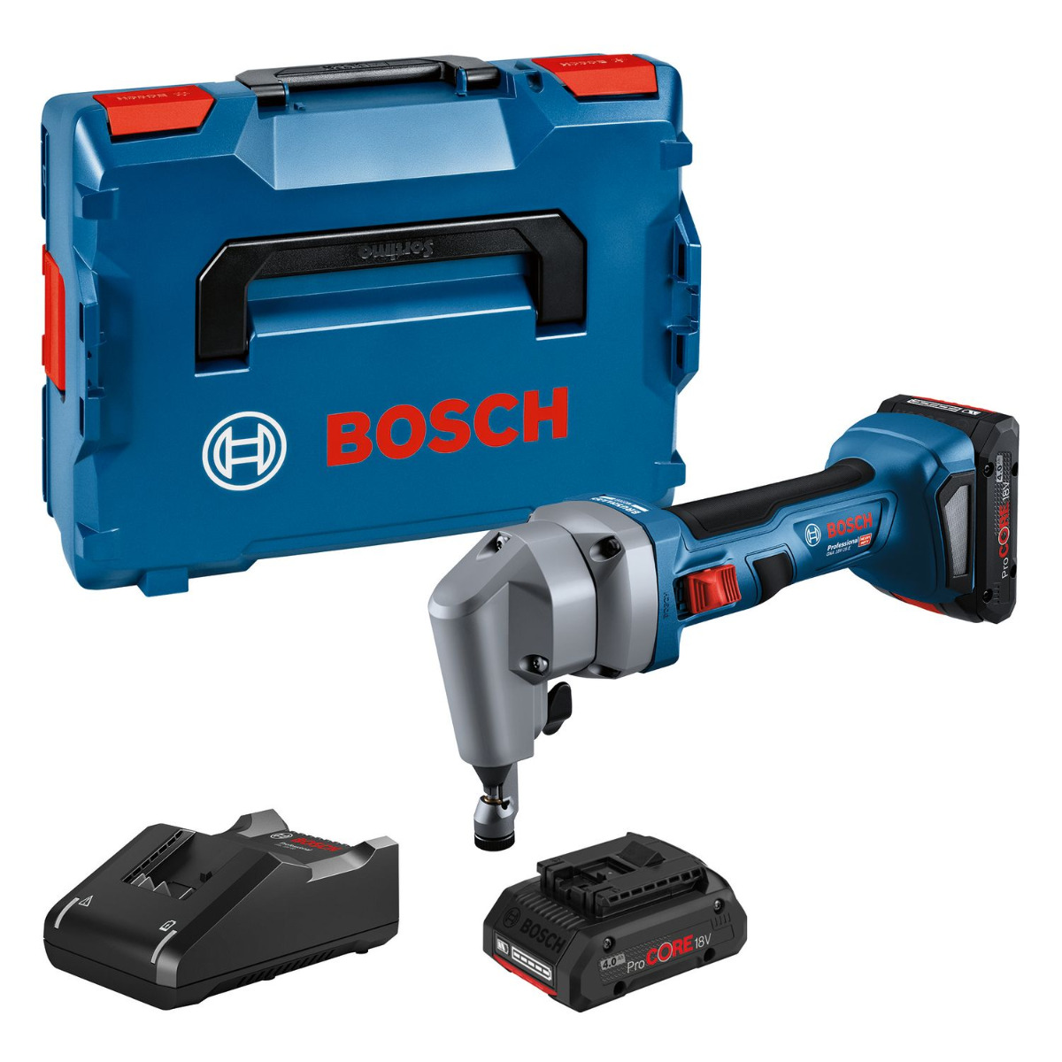 Bosch Professional GNA 18V-16 E – Set met 2× ProCORE18V 4,0 Ah