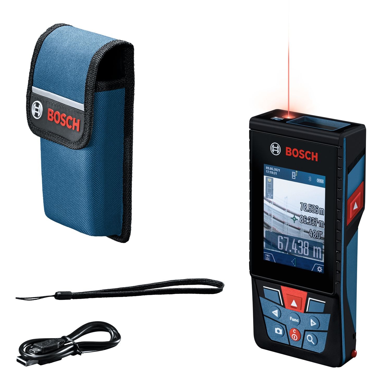 Bosch Professional GLM 150-27 C Laserafstandsmeter 150m rood - 0601072Z00