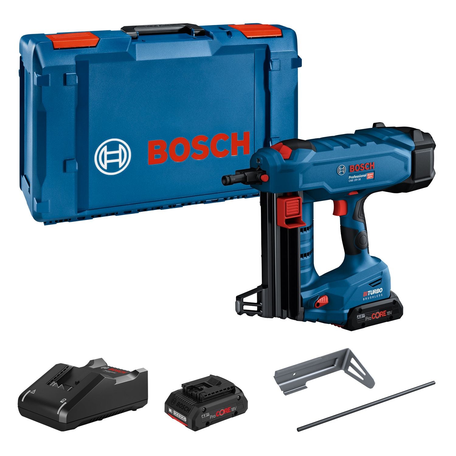 Bosch Professional GNB 18V-38 – Set met 2× ProCORE18V 4,0 Ah
