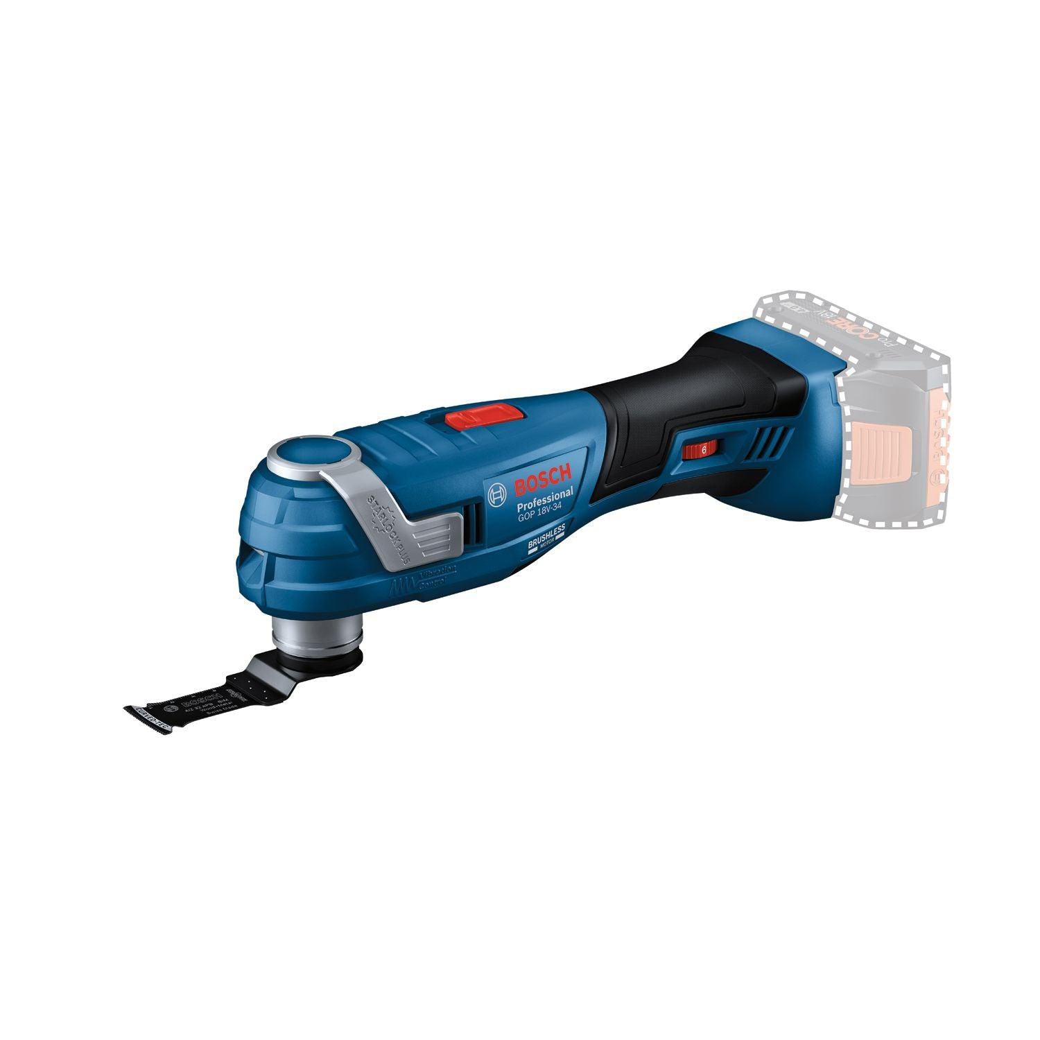 Bosch Professional GOP 18V-34 – Basic Body met StarlockPlus-zaagblad