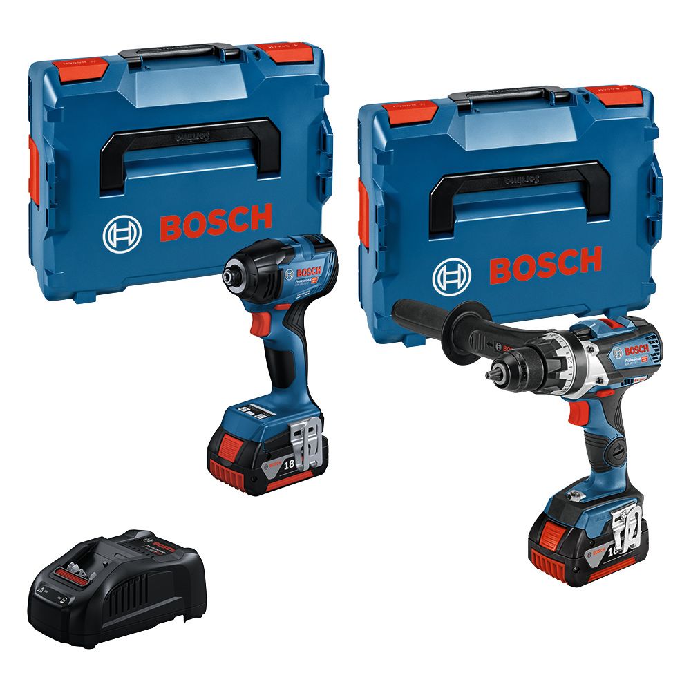 Bosch Professional Combiset GSR 18V-110 C + GDR 18V-210 C – Complete combiset · met koffer