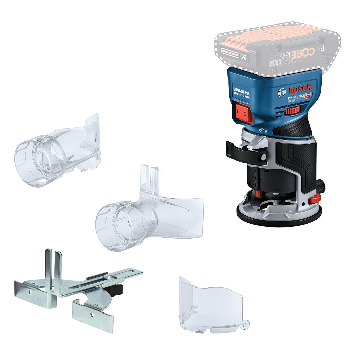 Bosch Professional GKF 18V-8 – Body in kartonnen doos