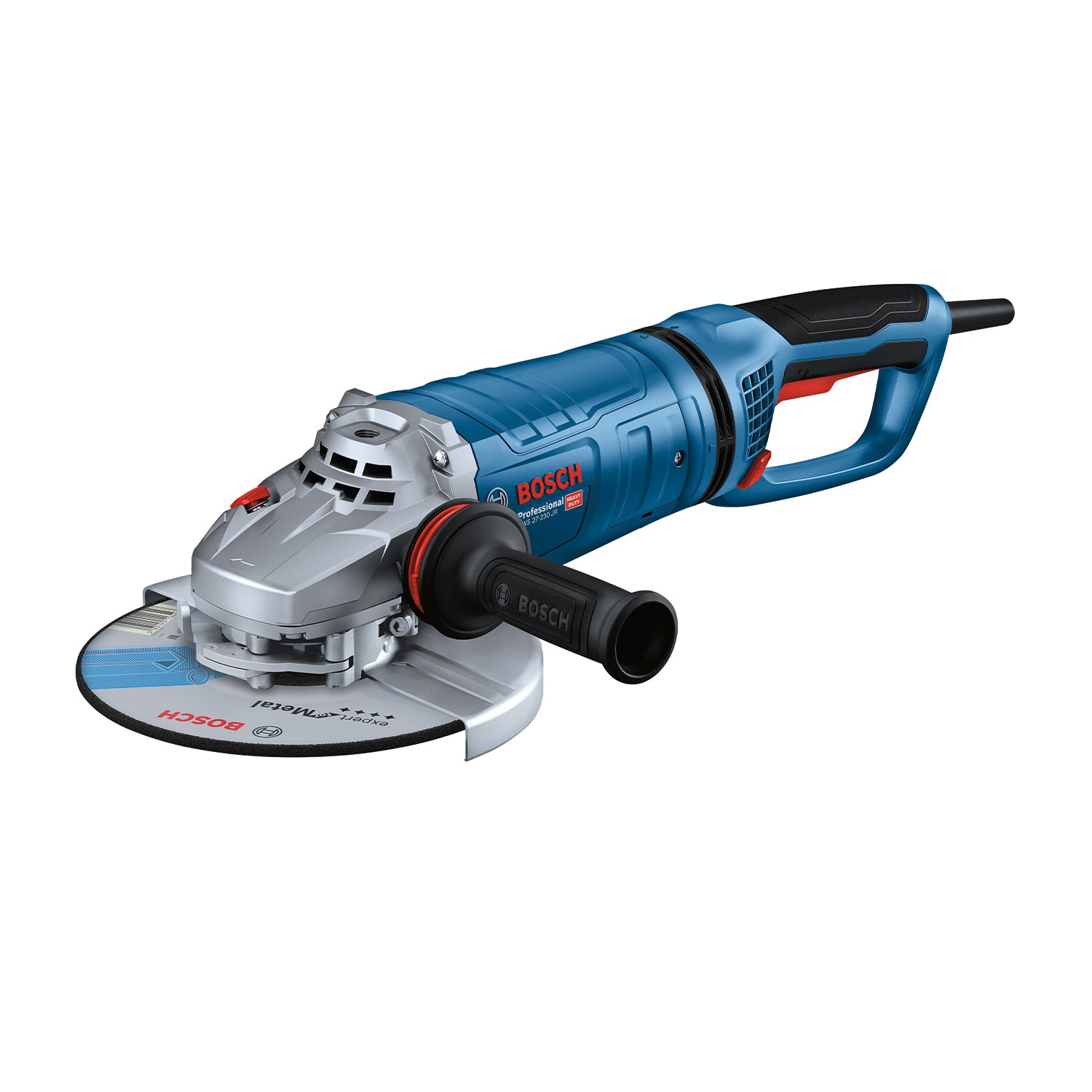 Bosch Professional GWS 27-230 JR – Met beschermkap en Vibration Control-handgreep