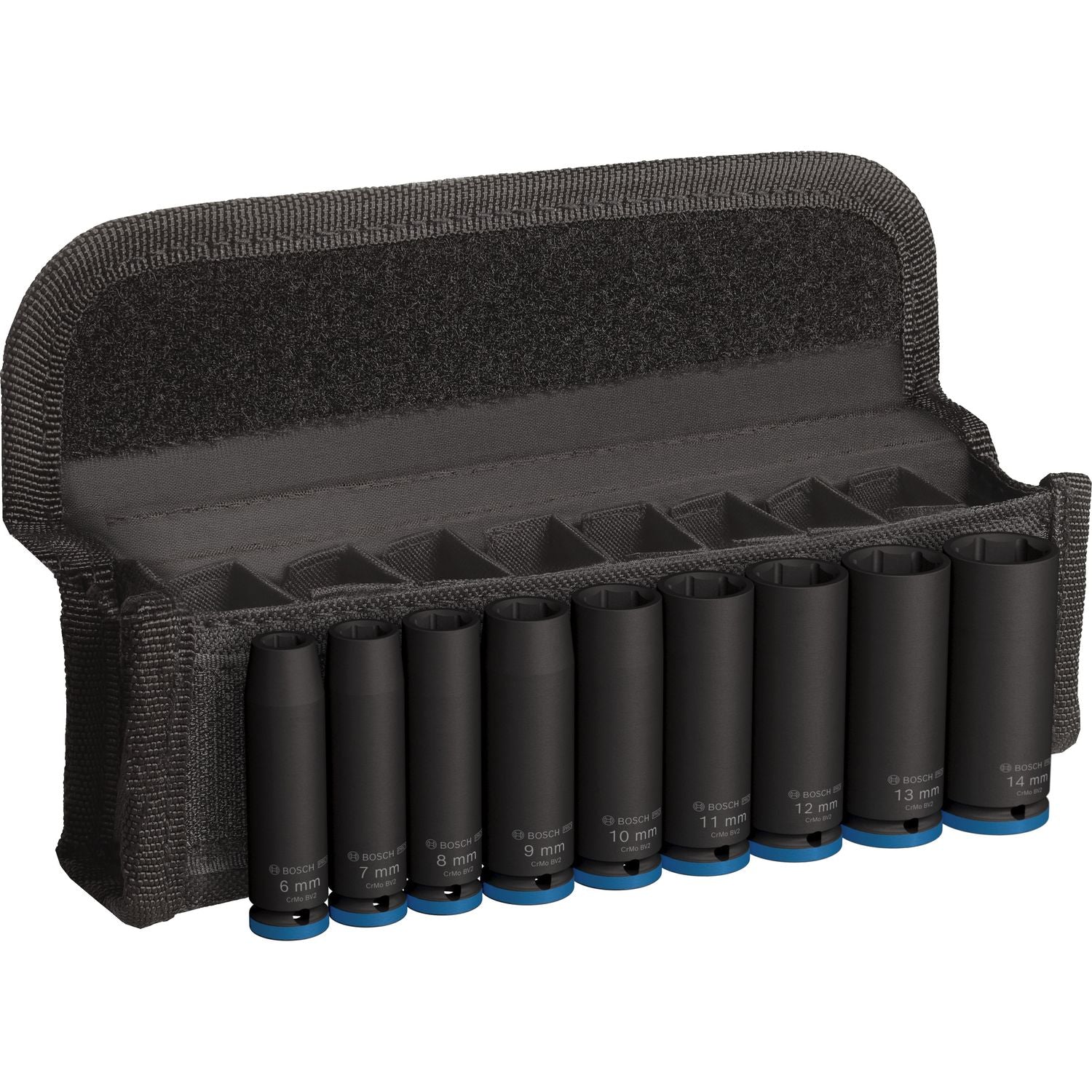Bosch Professional PRO Impact krachtdoppenset lang 1/4" 9-delig - 2608003035 afbeelding 1