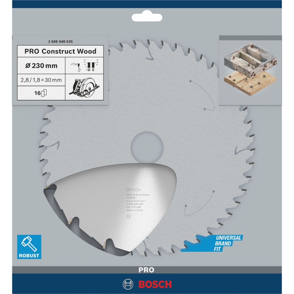 Bosch Professional Cirkelzaagblad PRO Multi Material | Ø 190 x 2,4 x 30mm 54T - 2608640509