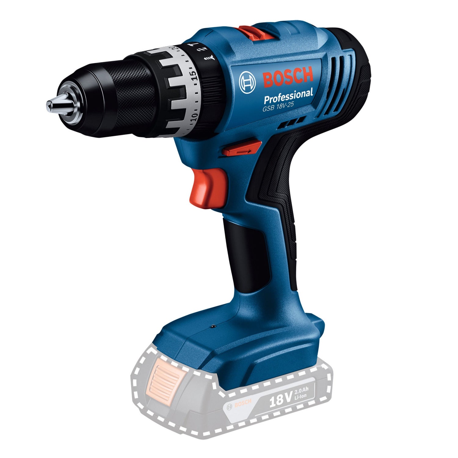Bosch Professional GSB 18V-25 – Body in kartonnen doos