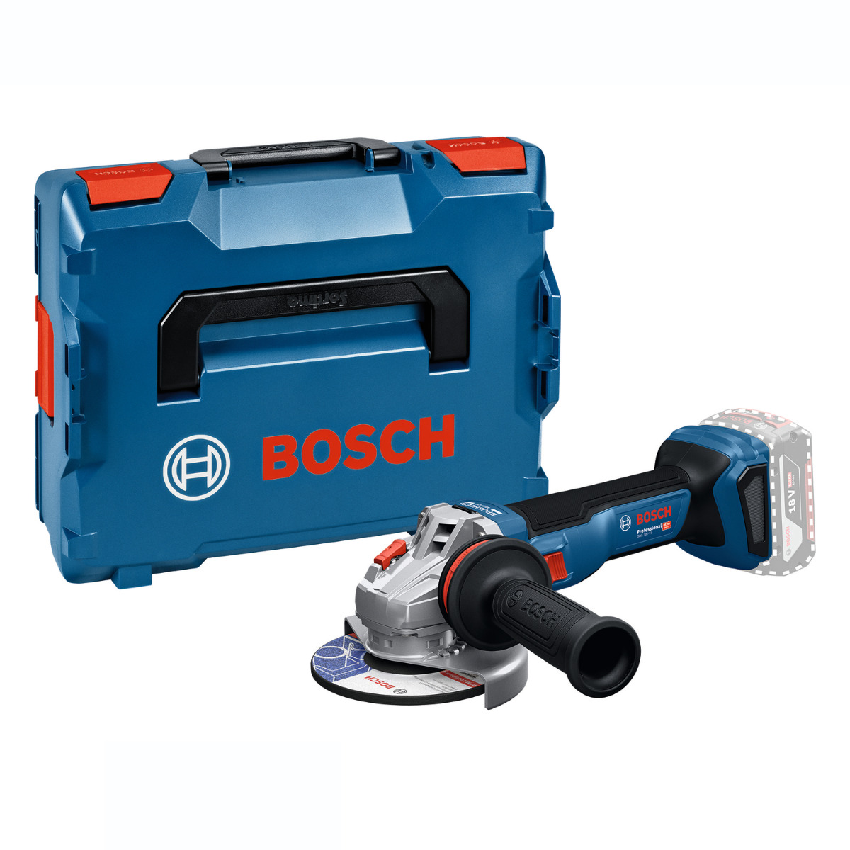 Bosch Professional GWS 18V-11 S – Basic Body in L-BOXX 136