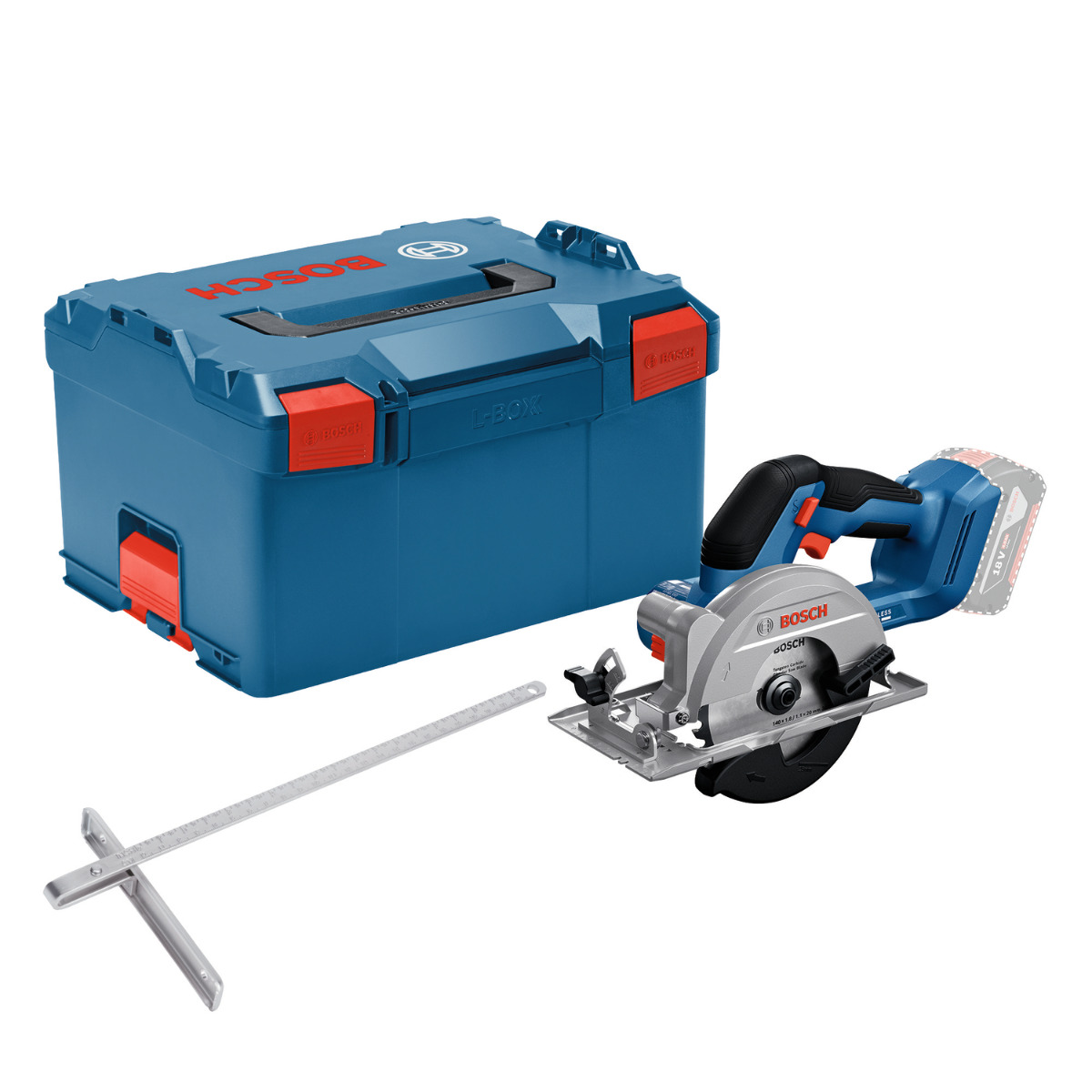 Bosch Professional GKS 18V-51 Accu cirkelzaag 140mm 18V Basic Body in L-Boxx - 06019M3100