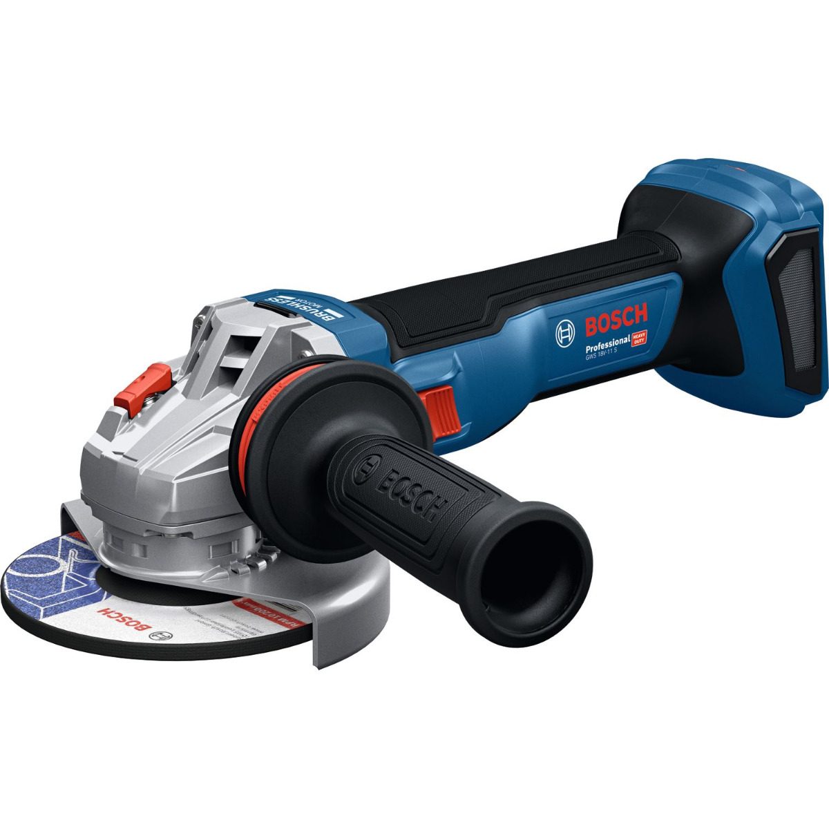 Bosch Professional GWS 18V-11 S – 125 mm Basic Body met toerentalregeling