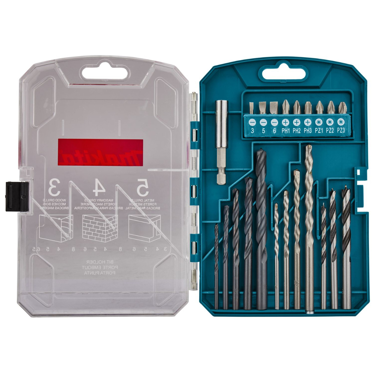 Makita P-44002 Boor- en schroefbitset 22-delig