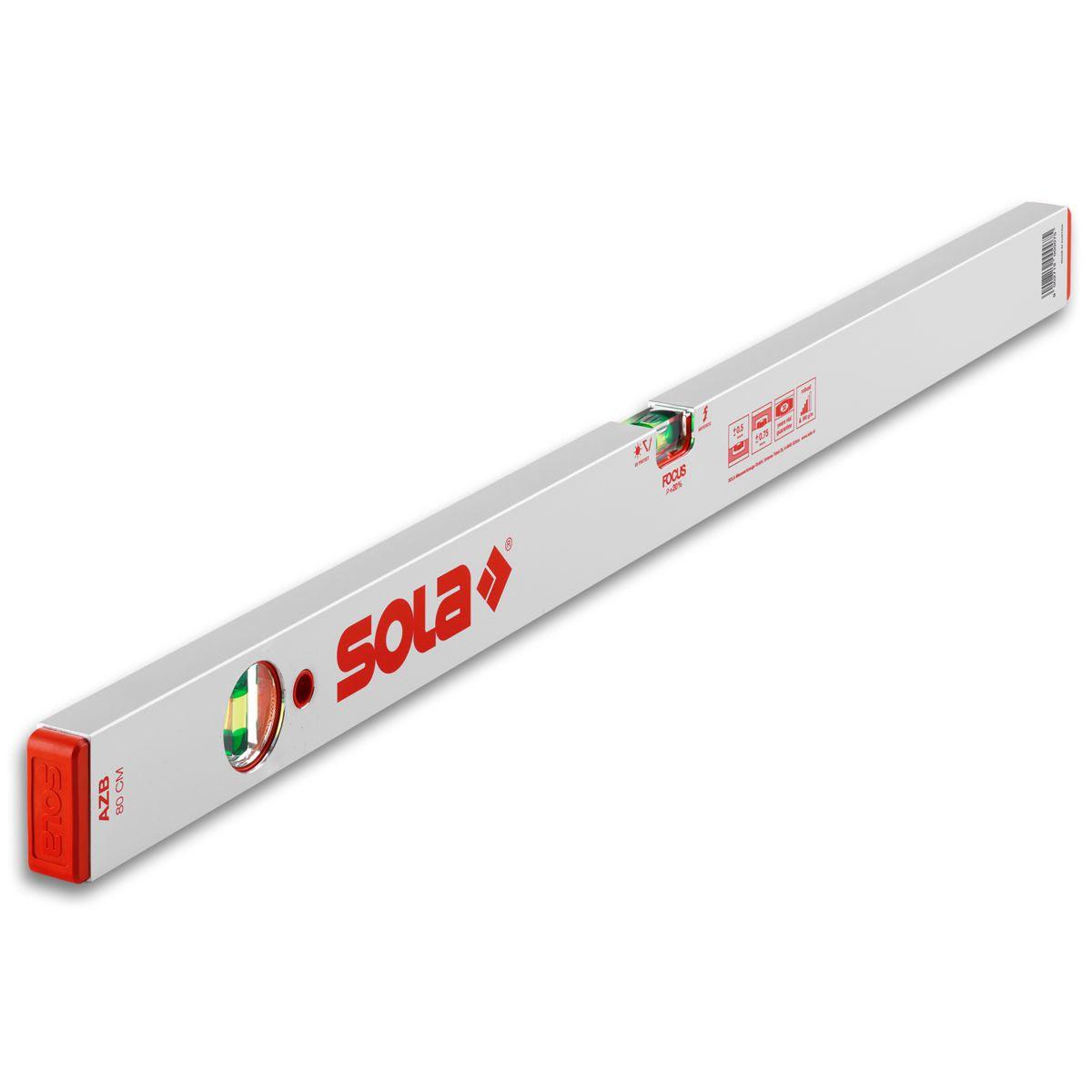 Sola AZB 80 Aluminium Waterpas 80cm - 01011101 afbeelding