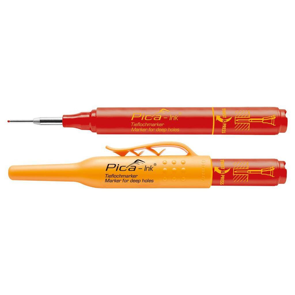 Pica 150/40 Markeerstift voor diepe gaten rood - PI15040 afbeelding