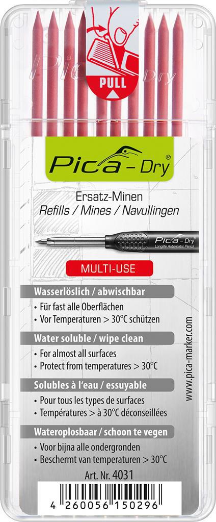 Pica 4031 Dry Navulling rood - PI4031 afbeelding