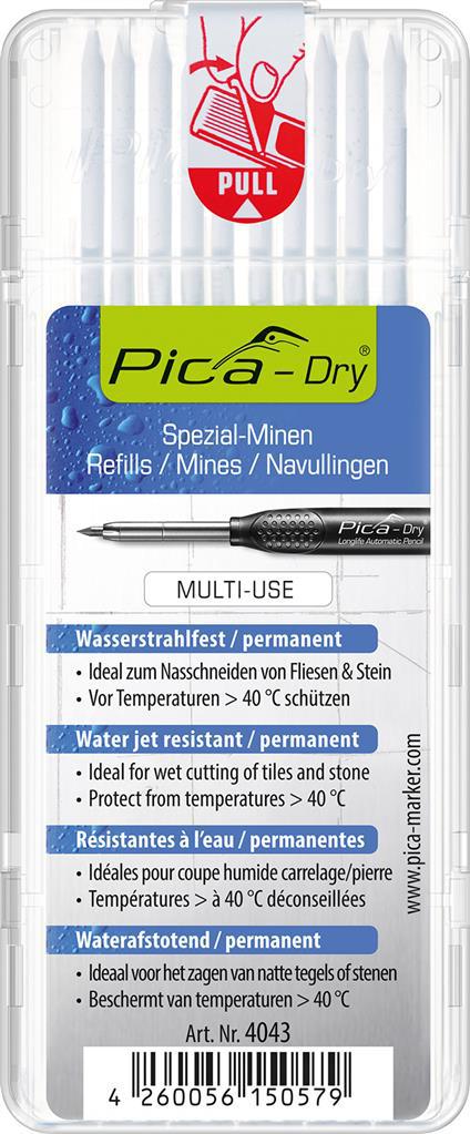 Pica 4043 Dry Navulling waterbestendig wit - PI4043 afbeelding 1
