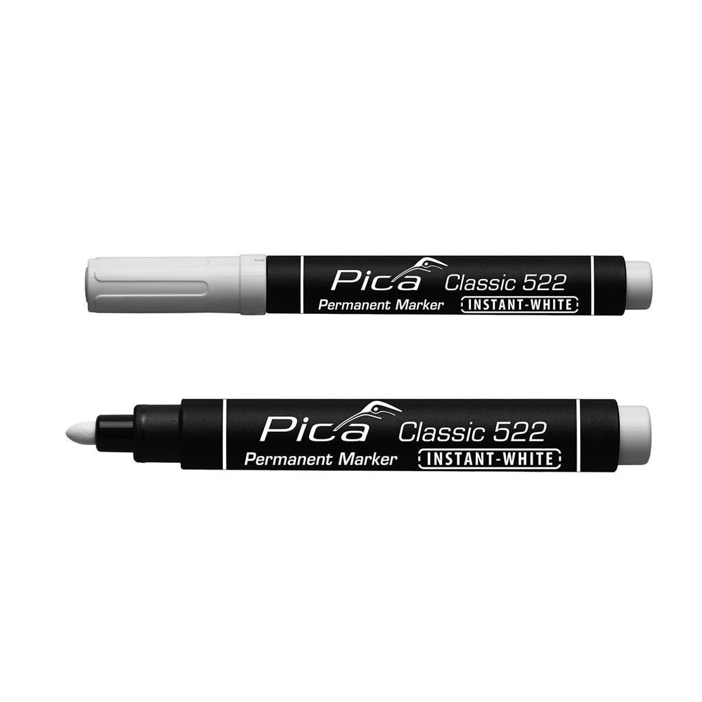 Pica 522/52 Permanent Marker rond wit VE=10 - PI52252 afbeelding 1