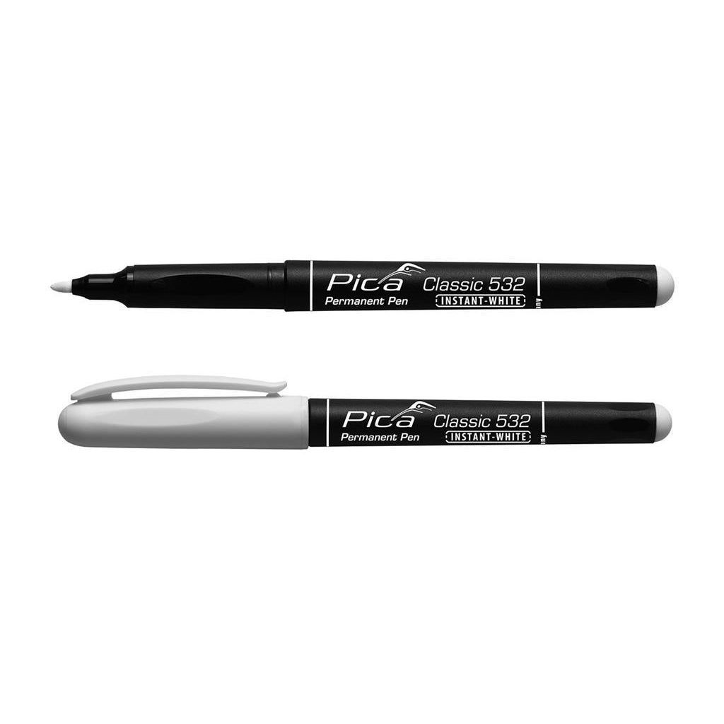 Pica 532/52 Permanent Pen rond M wit VE=10 - PI53252 afbeelding 1
