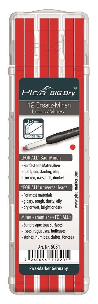 Pica 6031 BIG Dry Navulling FOR ALL rood - PI6031 afbeelding 1