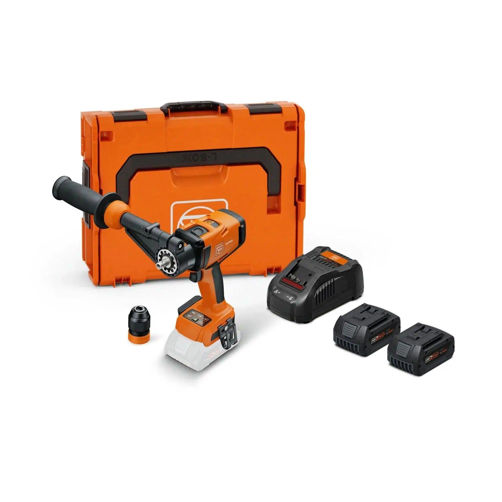 Fein ASCM 18-4 QMP AS QuickIN accu klop-/schroefboormachine 18V AMPShare 5.0Ah in L-Boxx - 71161665000 afbeelding