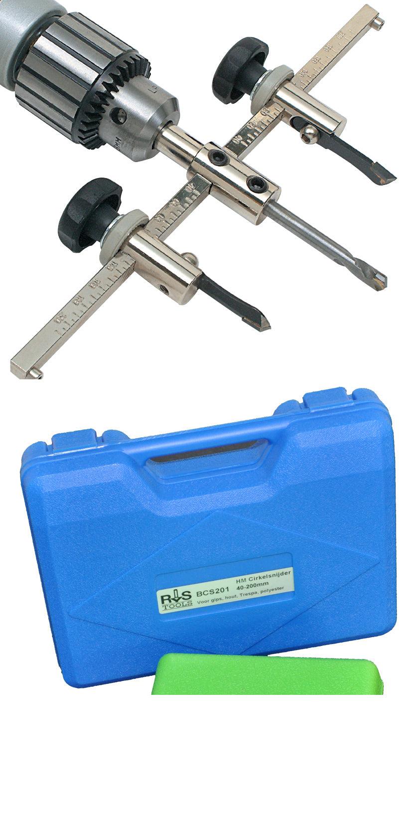 RvS Tools Cirkelsnijder bcs201 40-200mm - BCS201 afbeelding
