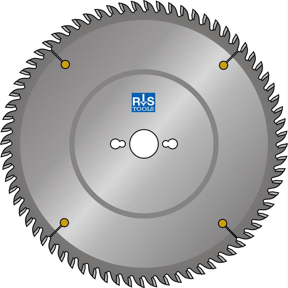 RvS Tools Combinatiezaagblad voor Hout | Ø 400mm Asgat 30mm 48T - MBW400-48T-30