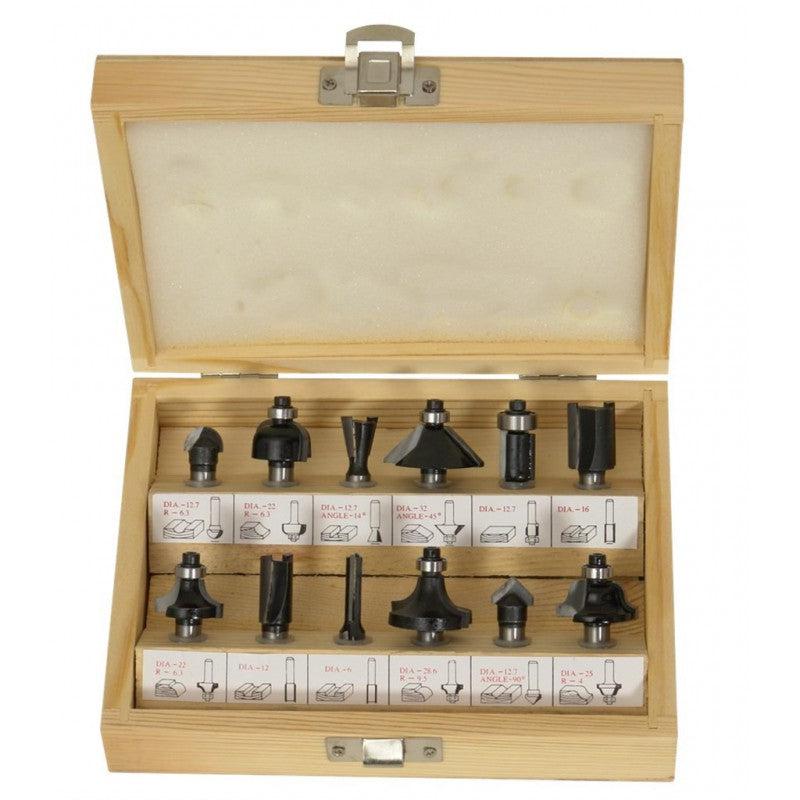 RvS Tools Frezenset 12-delig HM 8mm - SH08IT afbeelding