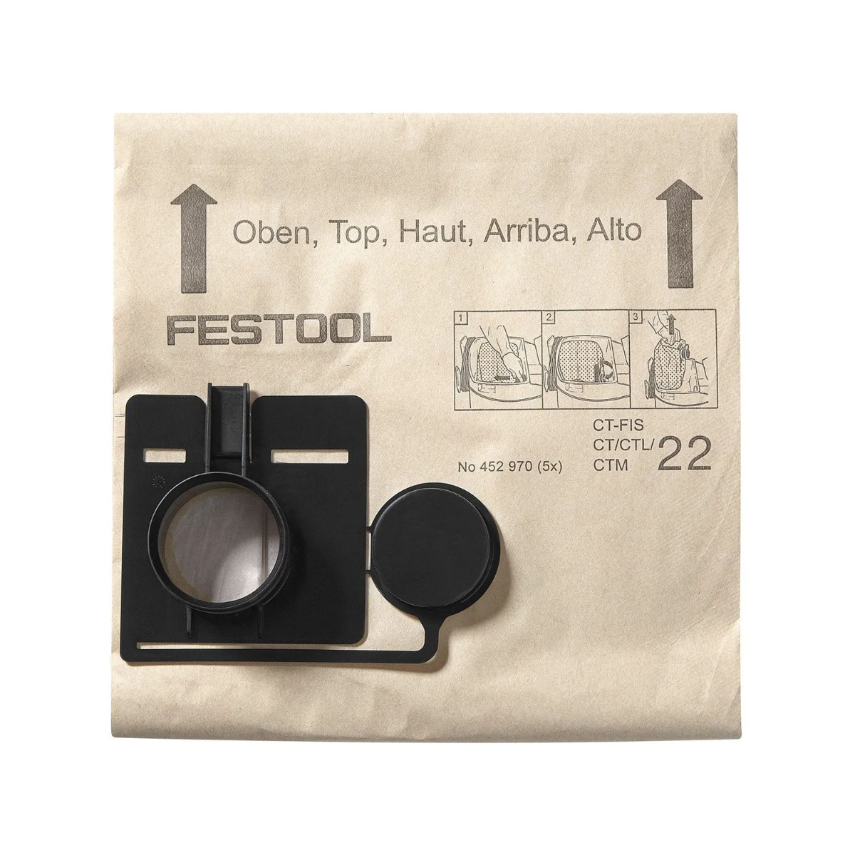 Festool FIS-CT 55/5 Filterzak - 452973