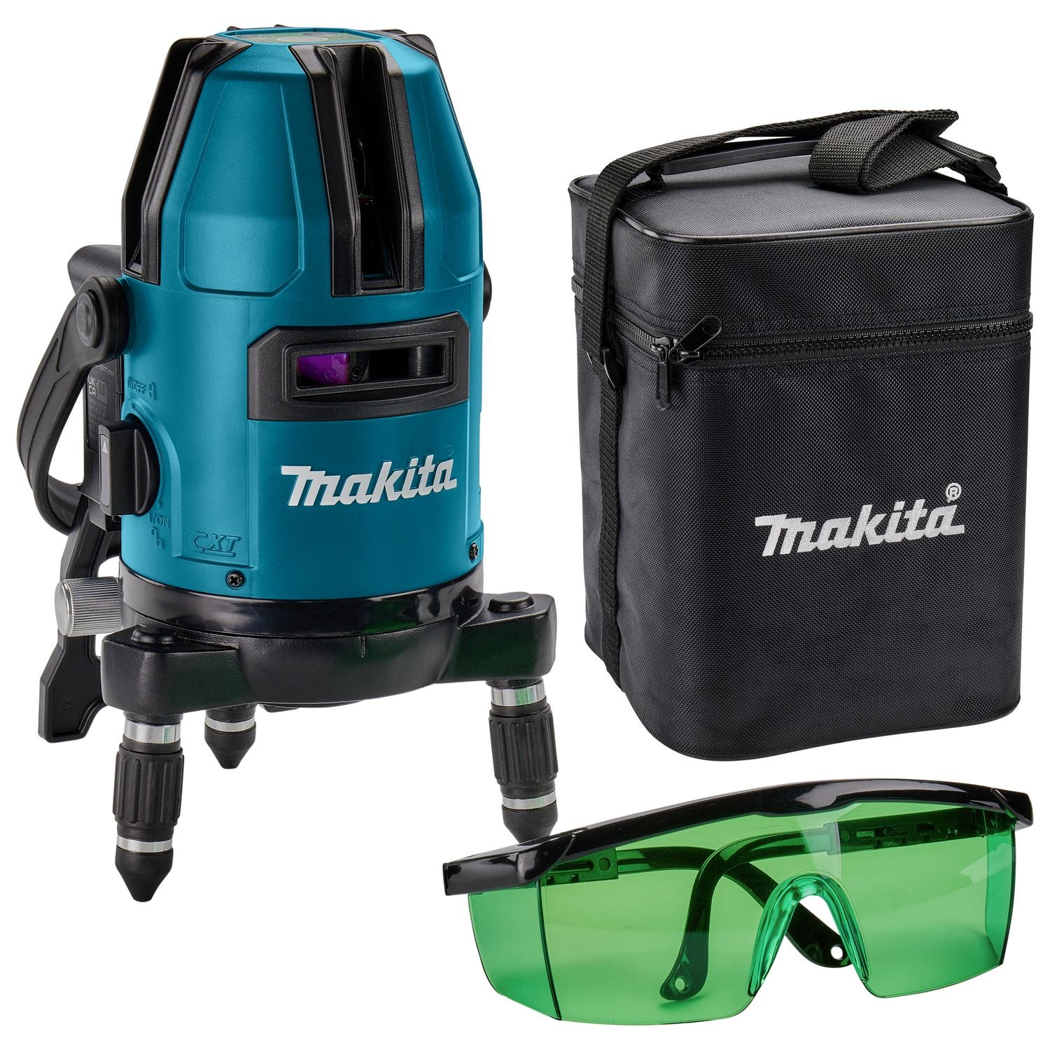 Makita SK40GDZ Accu Multilijn Laser Groen 12V Max Basic Body met Tas