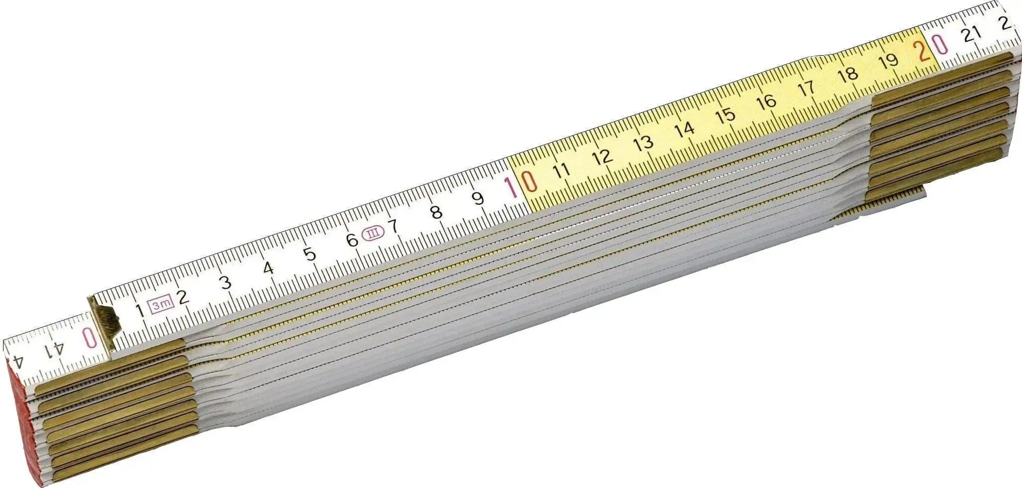 Stanley 0-35-458 Duimstok 2m - 15mm Geel/Wit afbeelding 1