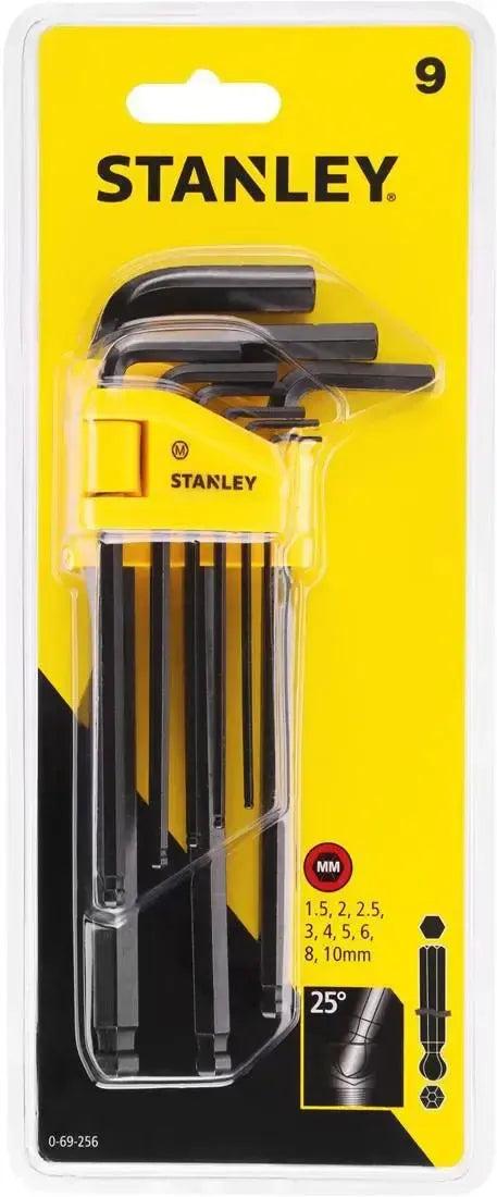 Stanley 0-69-256 Stifsleutelset met Ronde Kop 9-delig 1.5 - 10mm afbeelding 1