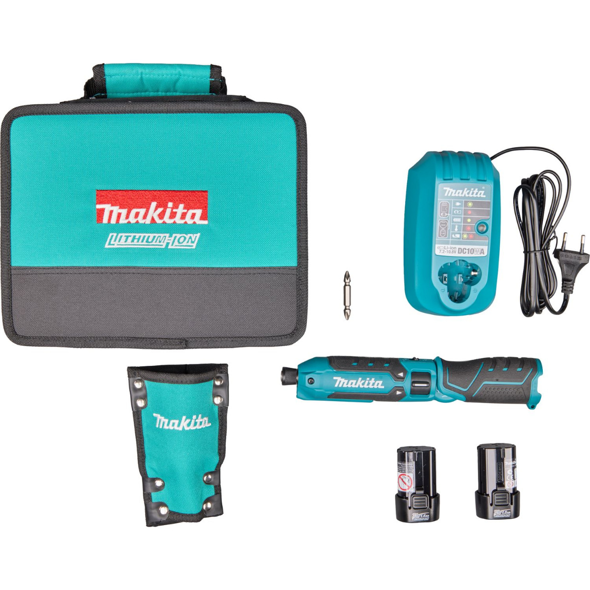 Makita TD023DSX1 Pen slagschroevendraaier 7,2V 1.5Ah in tas