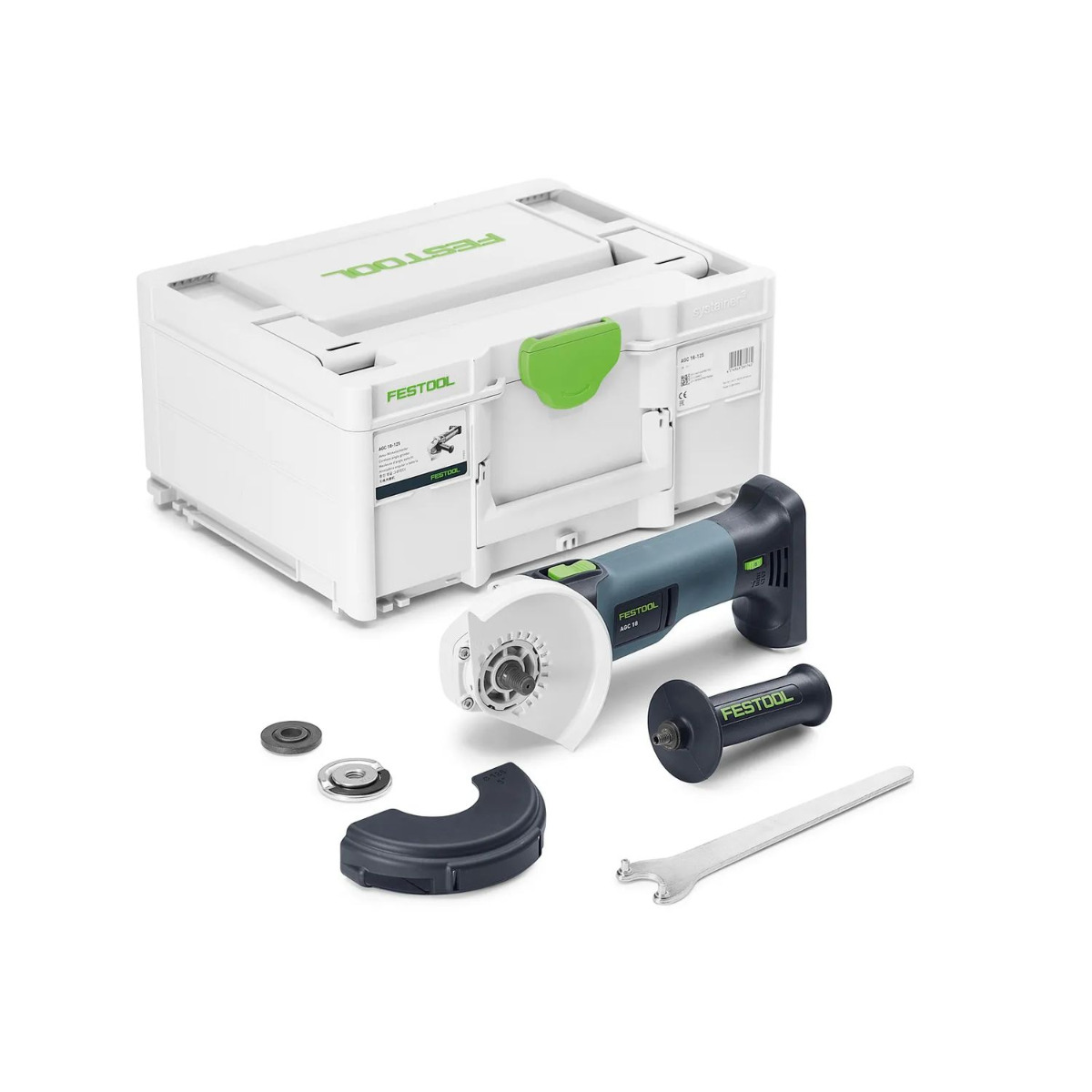 Festool AGC 18-125 EB-Basic Accu haakse slijper 125mm - 578367 afbeelding 1