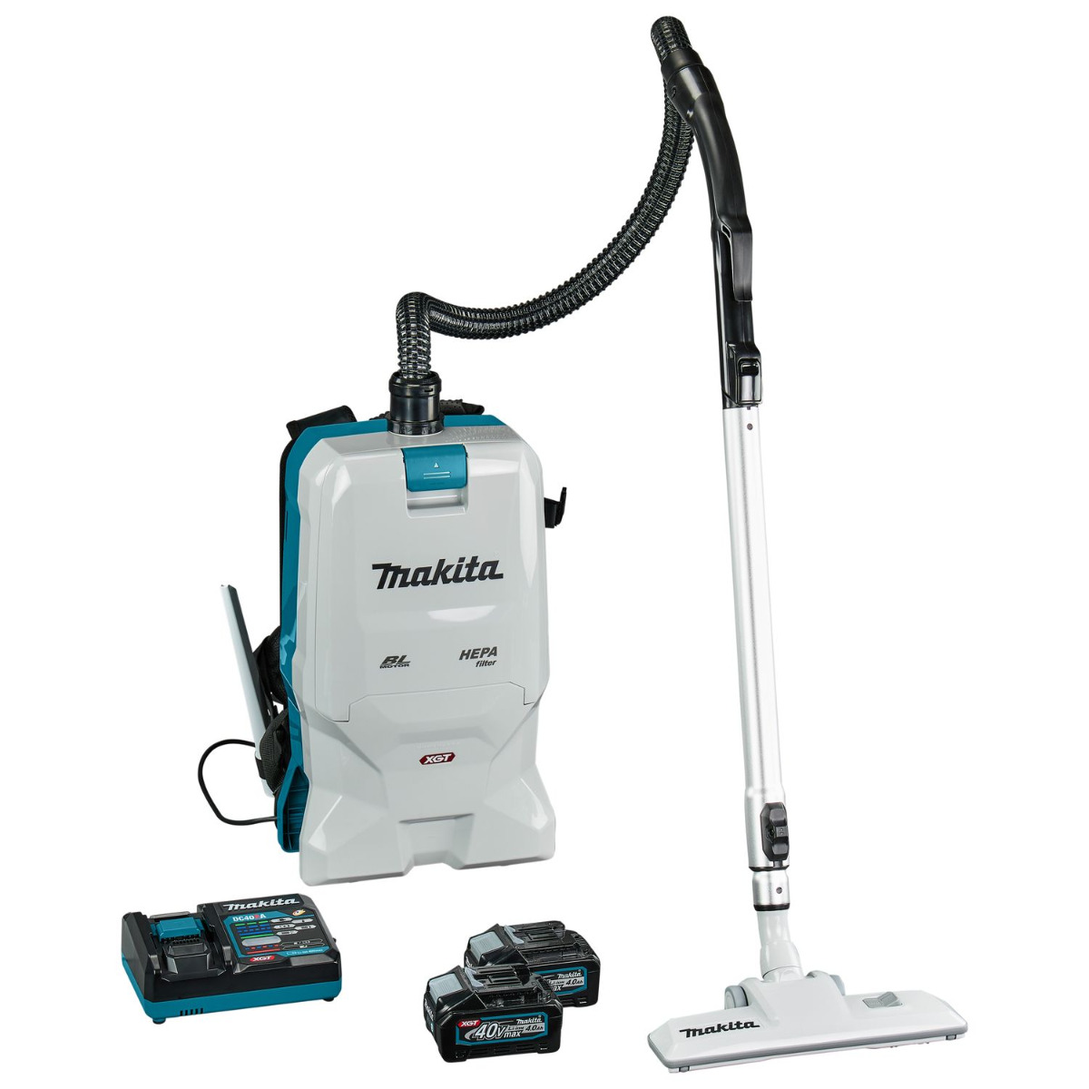 Makita VC011GM2NL1 Accu rugstofzuiger voor schoonmaak XGT 40V Max 4.0Ah