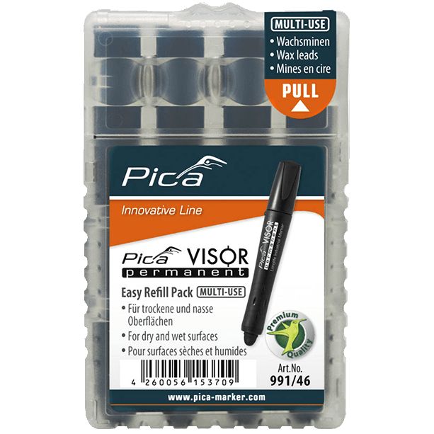 Pica 991/46 VISOR Permanent navulling zwart VE=4 - PI99146 afbeelding 1