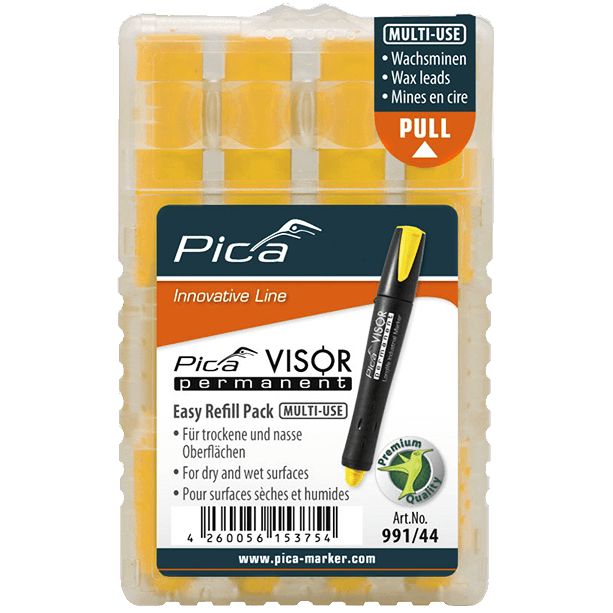 Pica 991/44 VISOR Permanent navulling geel VE=4 - PI99144 afbeelding 1