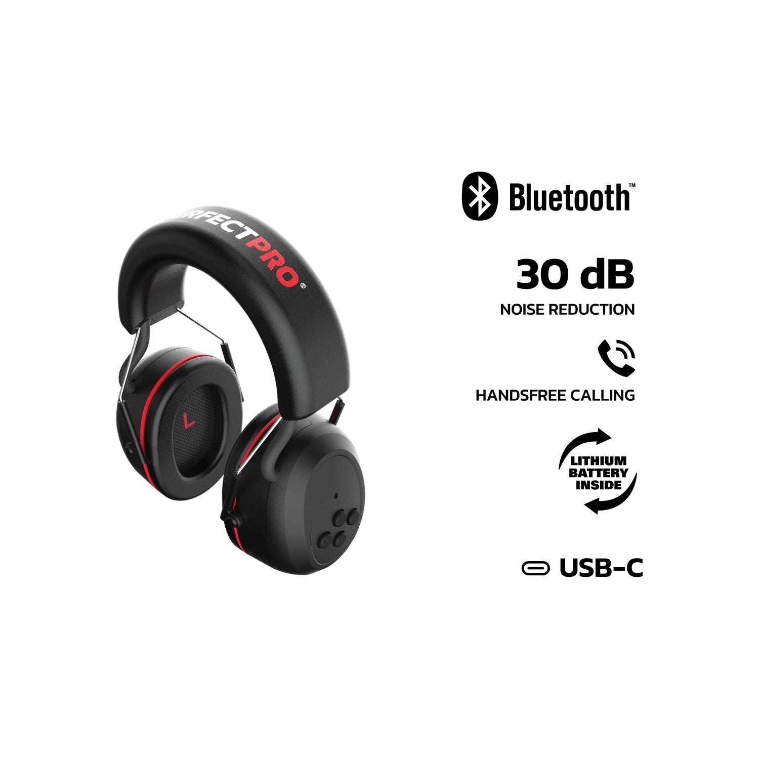 Perfectpro H-30 Gehoorbescherming met Bluetooth® afbeelding