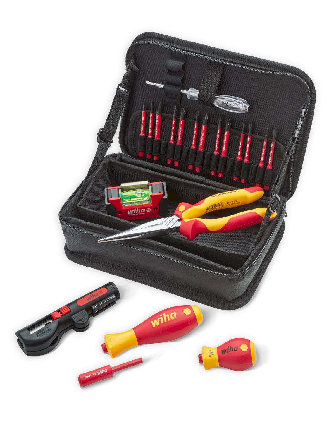 Wiha Gereedschapsset Elektriciën in Multifunctionele tas - 21-delig - 45418 afbeelding